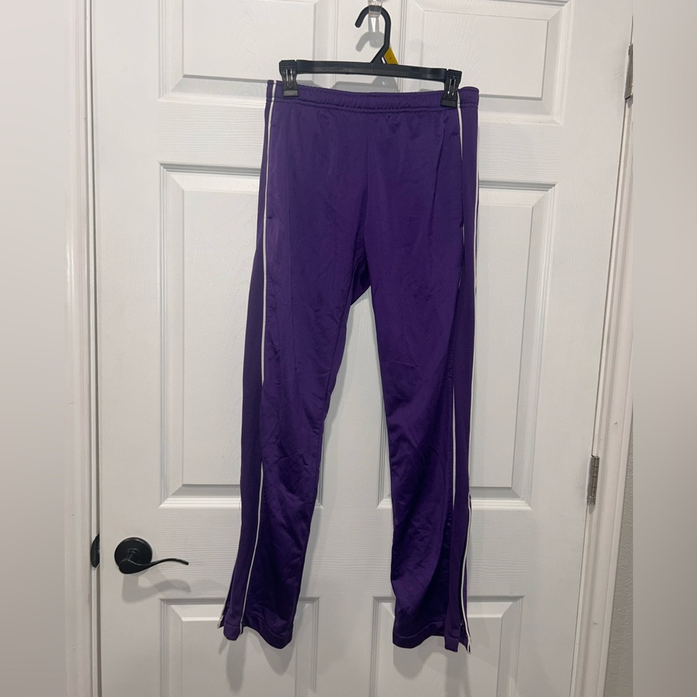 Soffe‎ Purple Athletic Joggers Junior Size S Cheer Practice Drawstring Waist
